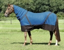 Busse Abschwitzdecke ALL-OVERCOVER-CROSS - Rckenlnge in cm: 145 - Farbe: teal/coffee