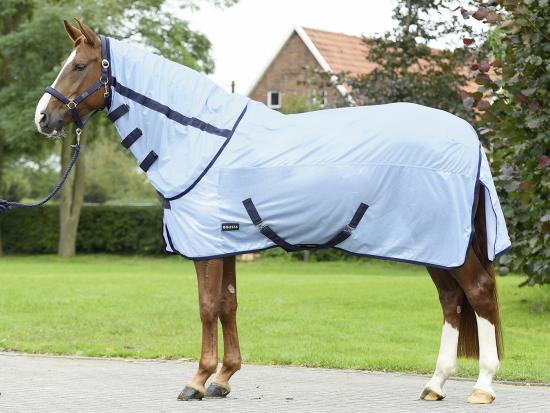 Busse Paddock-Fliegendecke SUNSHINE II - Rckenlnge in cm: 145 - Farbe: sky(navy)